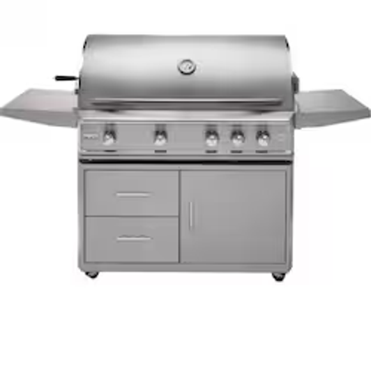 Blaze - 4-Burner Pro Grill On Professional Cart BLZ-4PRO