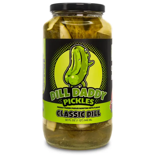 Dill Daddy Pickles | Classic Dill Pickle Spears 32oz