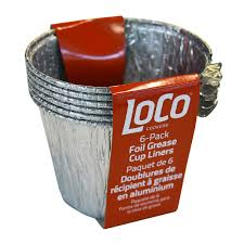 Loco Cookers - Grease Cup Liners (6pcs)
