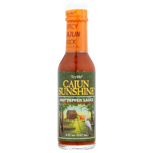 Tiger Sauce | Try Me Cajun Sunshine Hot Pepper Sauce, 5oz