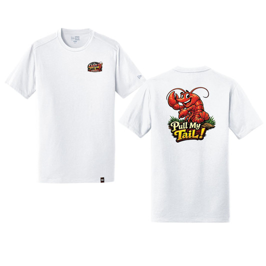 The Cajun Shoppe | Pull My Tail - New Era T-Shirt, White