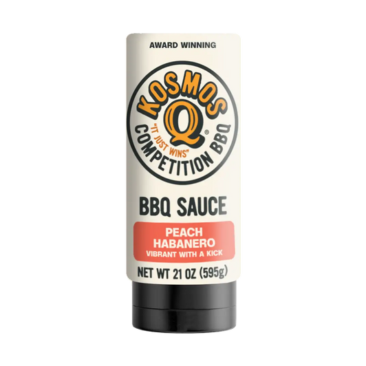 Kosmos - Peach Habanero BBQ Sauce, 21oz