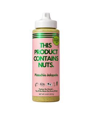 This Product Contains Nuts | Pistachio Jalapeno Cream