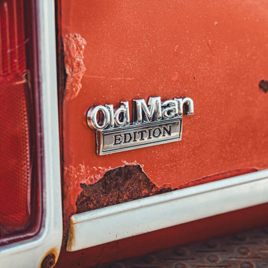 Old Man Edition Emblem Sticker