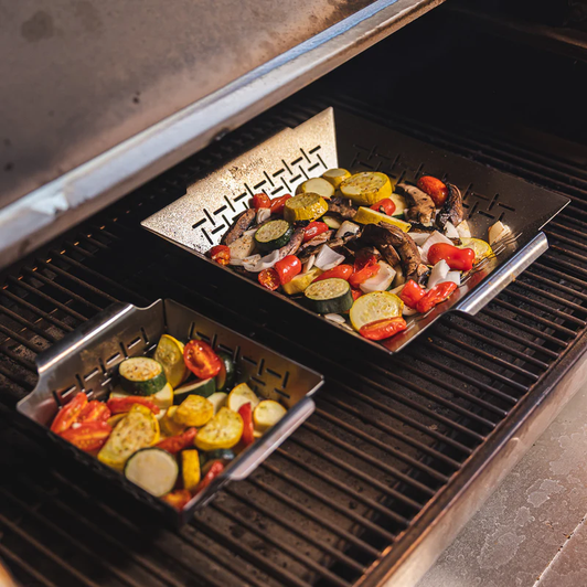 recteq | Stainless Steel BBQ Tray Set