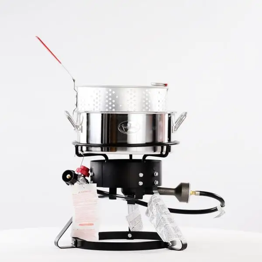 King Kooker | Bolt Together Outdoor Cooker Pkg, Alum. Fry Pan