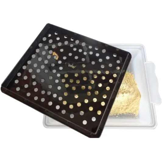 King Kooker | Batter Box- 11" X 13" Plastic Batter Box with Sifter