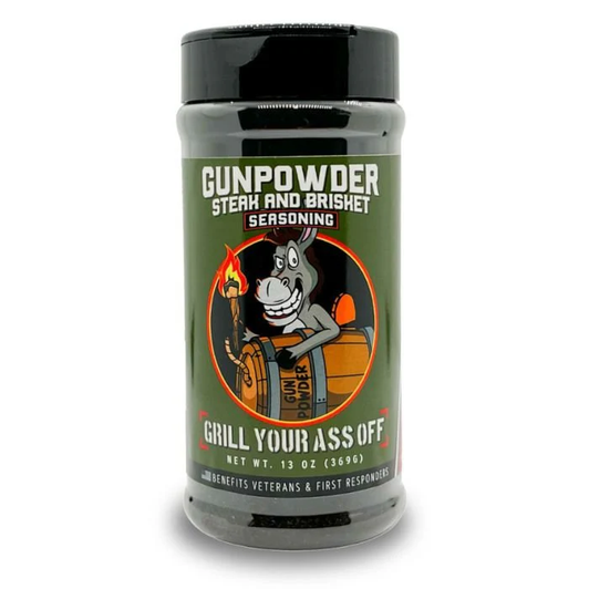 Grill Your Ass Off - Gunpowder Steak & Brisket Seasoning
