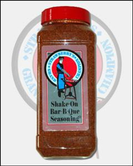 Strawberry's Grand Champion Shake-On Bar-B-Que Seasoning 24 Oz.