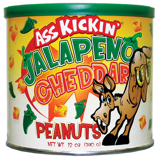 Ass Kickin' Jalapeno Cheddar Peanuts