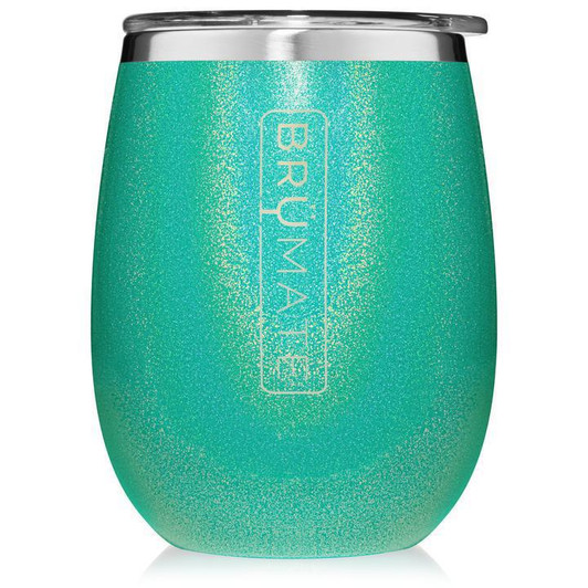 BruMate: Uncork'd XL 14oz Wine Tumbler | Glitter Mermaid