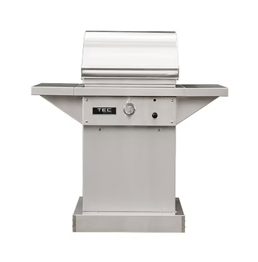 TEC Grills - 26" Sterling Patio On Stainless Pedestal With Side Shelves