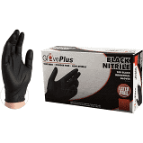 Gloveworks Black Nitrile Gloves XL