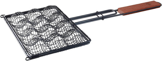 Outset QD86 Rosewood Non-Stick Meatball Basket, Black- QD86