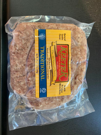 Keeter Traditional German Brand Sausage