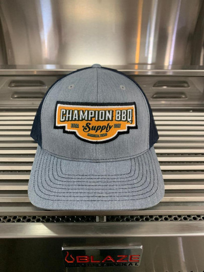 Champion BBQ Supply Gray/Navy Richardson Hat