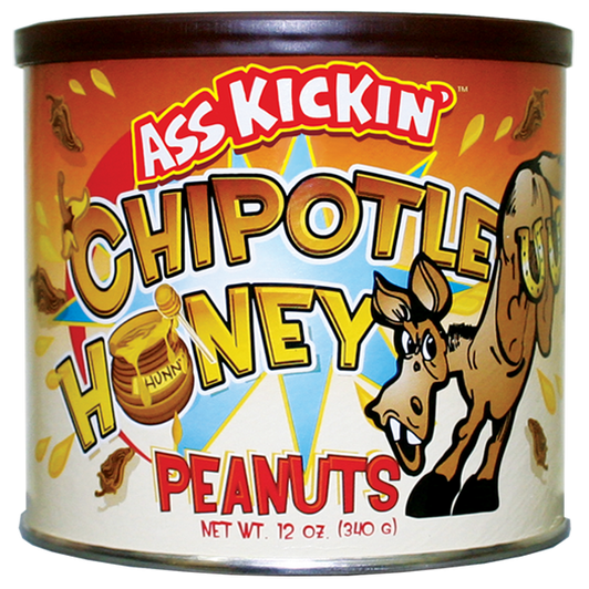 Ass Kickin' Chipotle Honey Peanuts 12oz