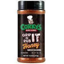 Corky's Grip N Rub It Honey Smoked Seasoning