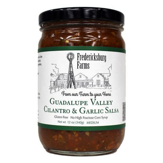 Fredericksburg Farms Guadalupe Valley Cilantro & Garlic Salsa
