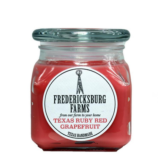Fredericksburg Farms - Texas Ruby Red Grapefruit Candle (10 oz.) - Seasonal