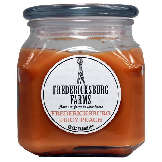 Fredericksburg Farms-  Fredericksburg Juicy Peach Candle (20 oz.)