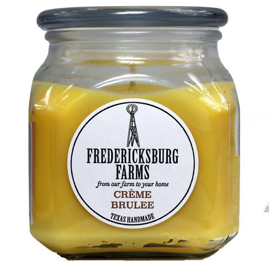 Fredericksburg Farms-  Creme Brulee Candle (20 oz.)