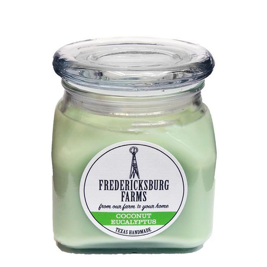 Fredericksburg Farms - Coconut Eucalyptus Candle - Seasonal