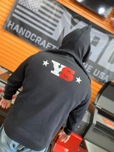 Yoder Smokers Black Hoodie