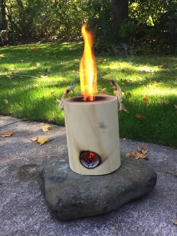 One Log Fire Mini