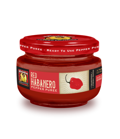 Louisiana Pepper Exchange -  Red Habanero Pepper Puree, 4oz