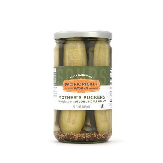 Pacific Pickle Works Mother's Puckers Garlic Dill Pickle Halves