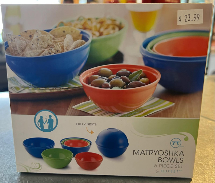 Outset Matryoshka Bowls 6 Piece Set