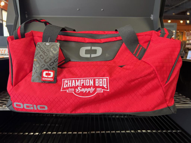 Champion BBQ Supply Duffel Bag Red