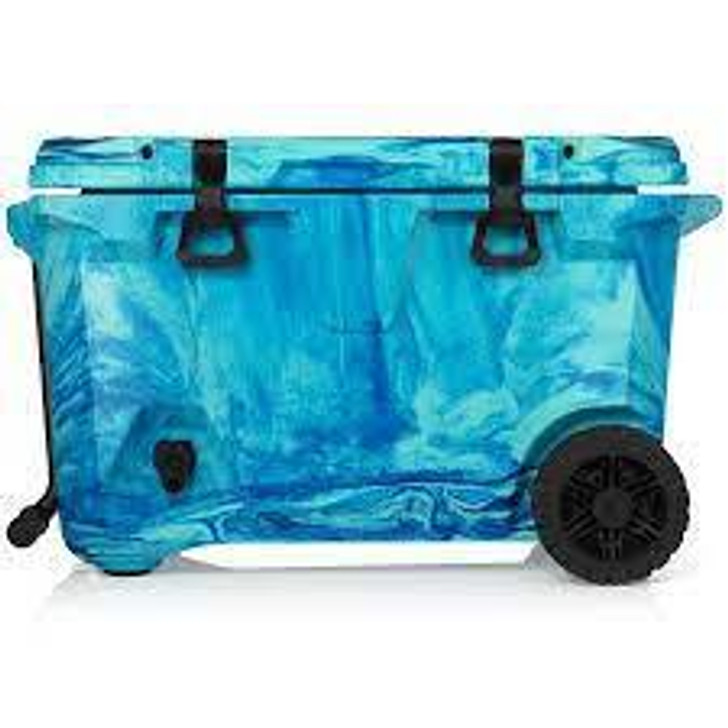 Brumate BruTank 55-Quart Rolling Cooler - Ocean Swirl