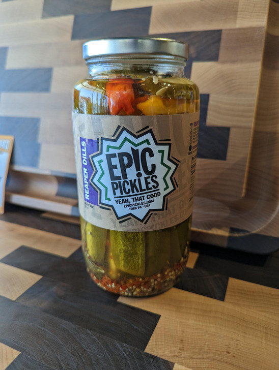 Epic Pickles Reaper Dill Pickle Spears Champion BBQ Supply
