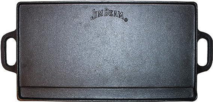 Jim Beam Double Sided Cast Iron Griddle