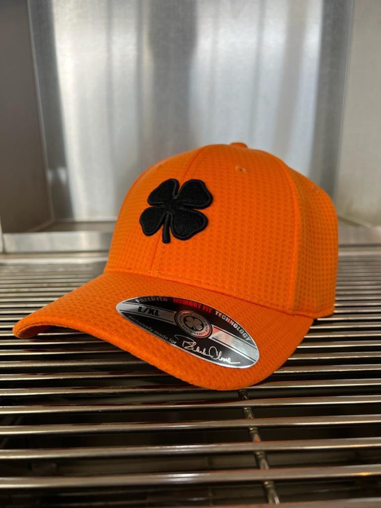 Black Clover Flex Waffle 14 - S/M - Black/Orange - w/ Champion BBQ Supply Logo