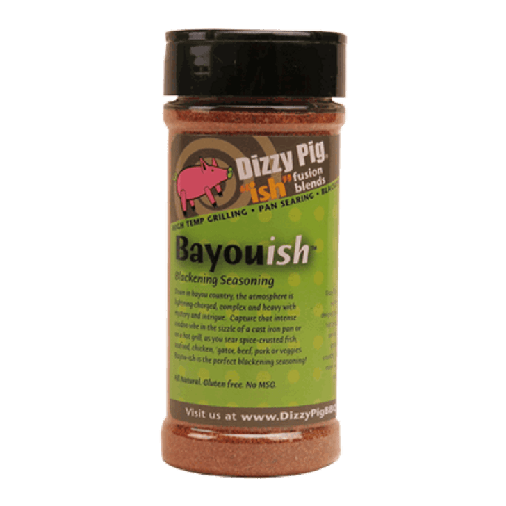 Dizzy pig Bayouish Cajun Pork chicken seafood blackening