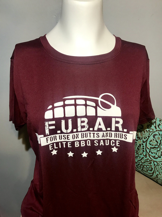 Warpig Ladies Maroon FUBAR Elite Tee 2XLT