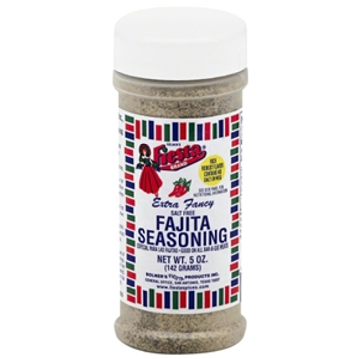Fiesta Extra Fancy Salt free Fajita Seasoning 8.5 oz