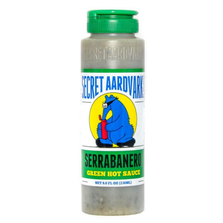 Secret Aardvark Trading Co. Serrabanero Green Hot Sauce 8 Fl Oz.