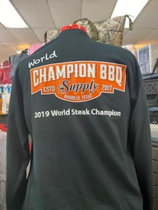 World" Champion BBQ Supply 2019 World Champion Long Sleeve T-Shirt 3XL - BBQ Supply