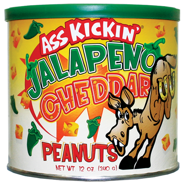 Ass Kickin' Jalapeno Cheddar Peanuts