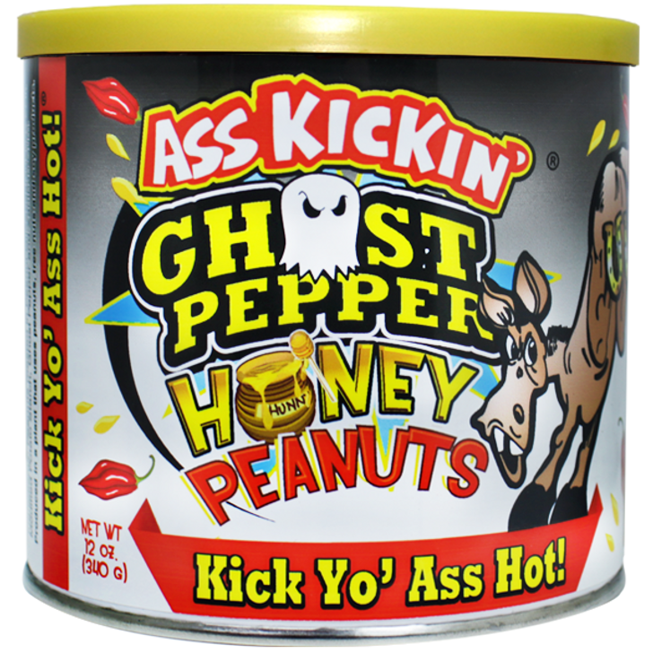 Ass Kickin' Ghost Pepper Honey Peanuts