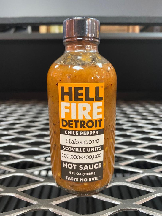 Hell Fire Detroit Habanero Hot Sauce
