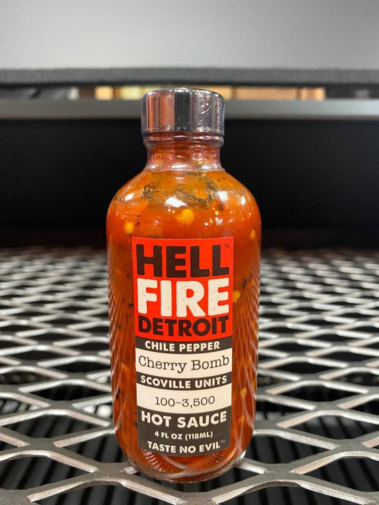 Hell Fire Detroit Cherry Bomb Hot Sauce