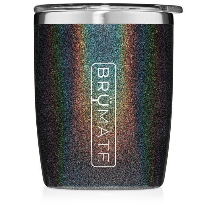 Brumate Rocks Glass Glitter Charcoal