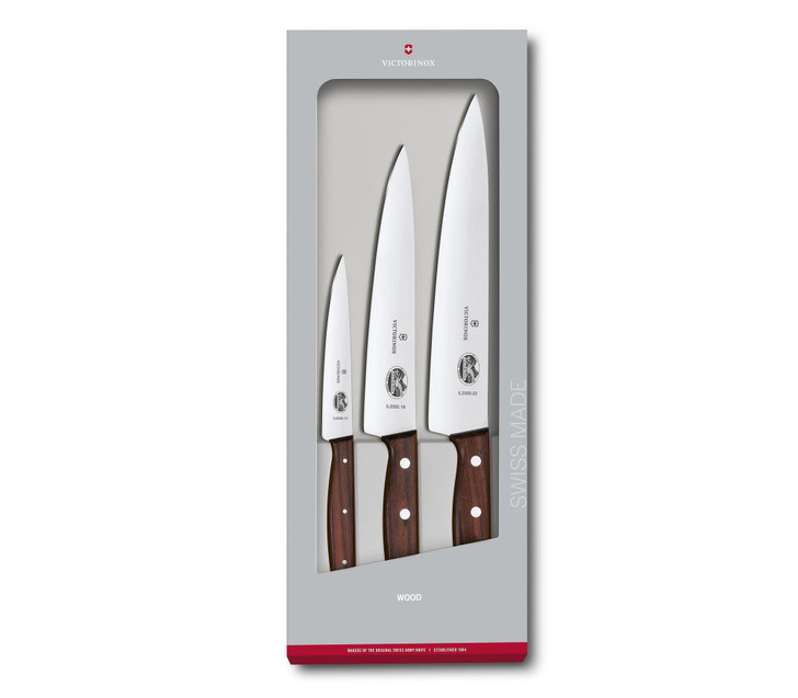 ボーノ　3点セット Victorinox Rosewood 3 Piece Carving Set