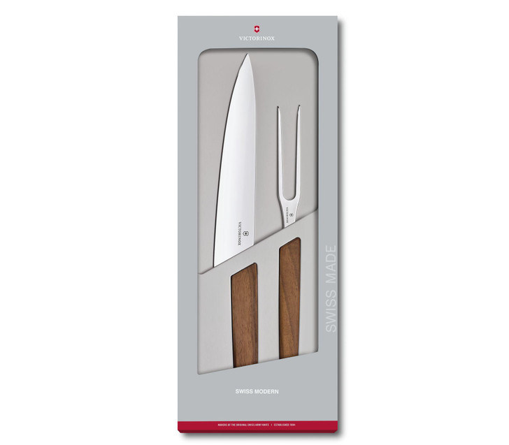 Victorinox Rosewood 2 Piece Carving Set With Fork