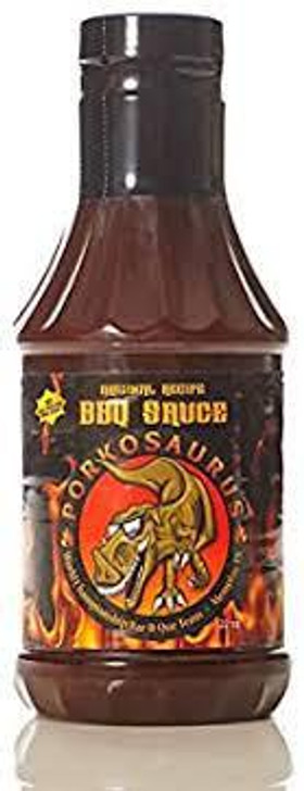 Litterær kunst Glat Transformer Porkosaurus World Championship BBQ Sauce - Champion BBQ Supply